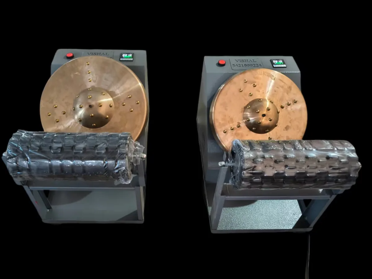 Kansya Vati Bronze Bowl and Foot Massage Machine Assembly in Sangli Factory
