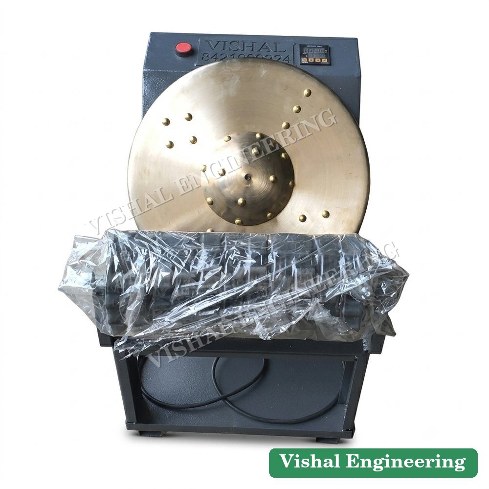 14-Inch Personal Home Use Kansya Thali Foot Massage Machine (25W Gear Motor) — घरगुती कांस्य थाळी मशीन — Vishal Engineering